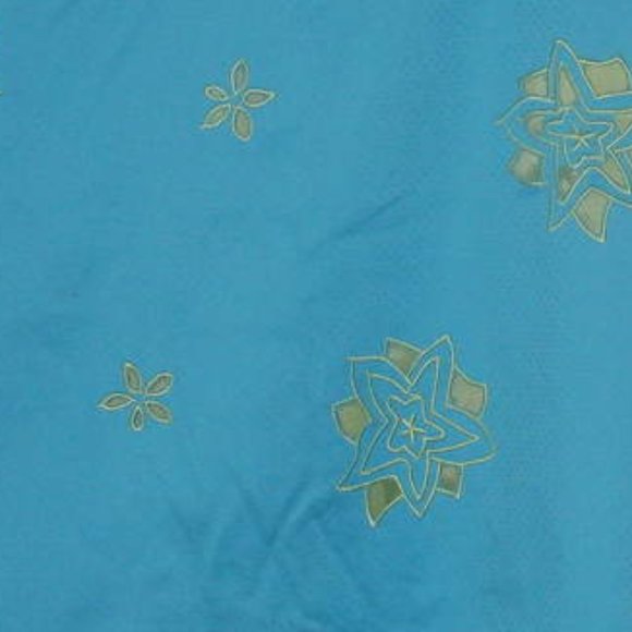 Skirt Turquoise with Green Accents New (Brand: Grace Dane Lewis) Size 10 Regular - Picture 4 of 4